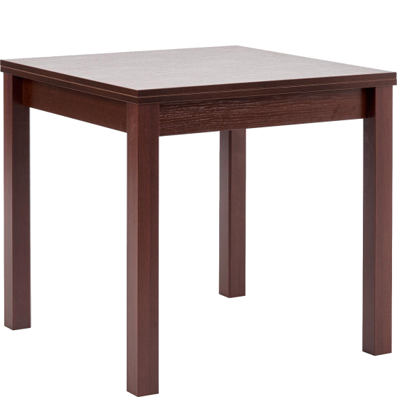 Stół rozkładany 80-160x80x76 GRACJAN Ciemny Orzech Podstawowe