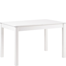 Stół rozkładany 118-158x75x76 MAURYCY Biały Podstawowe