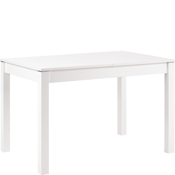 Stół rozkładany 118-158x75x76 MAURYCY Biały Podstawowe