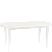Stół rozkładany 160-240x90x74 FRYDERYK Biały Podstawowe