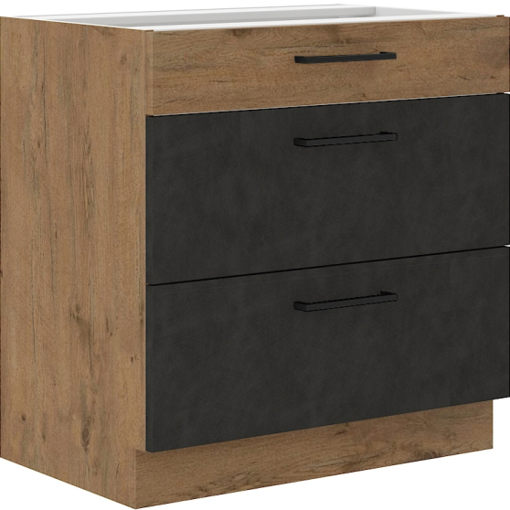 Szafka dolna stojąca 3 szuflady 80D 3S VIGO MATERA Podstawowe