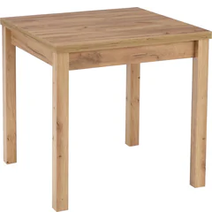 Stół rozkładany 80-160x80x76 GRACJAN Dąb Craft Podstawowe