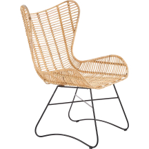 Fotel wypoczynkowy rattanowy INDIANA Podstawowe