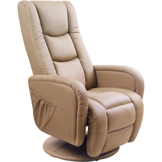 Rozkładany fotel wypoczynkowy PULSAR beżowy Podstawowe