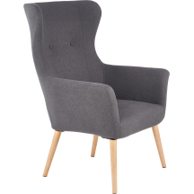 Fotel wypoczynkowy COTTO Ciemny Popiel Podstawowe