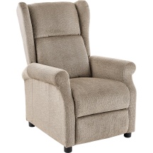 Rozkładany fotel wypoczynkowy AGUSTIN-M Beż Podstawowe