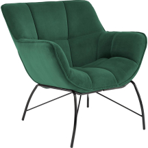 Fotel wypoczynkowy BELTON Ciemny Zielony Podstawowe