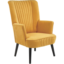 Fotel wypoczynkowy DELGADO Musztardowy Podstawowe