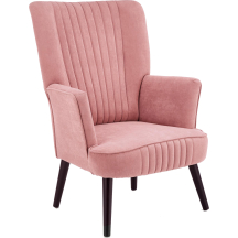 Fotel wypoczynkowy DELGADO Różowy Podstawowe