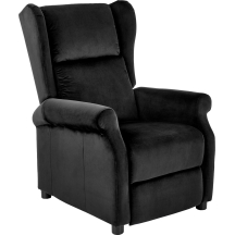 Fotel wypoczynkowy AGUSTIN 2 Czarny Podstawowe