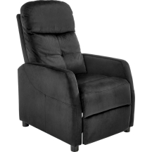 Rozkładany fotel wypoczynkowy FELIPE 2 czarny Podstawowe