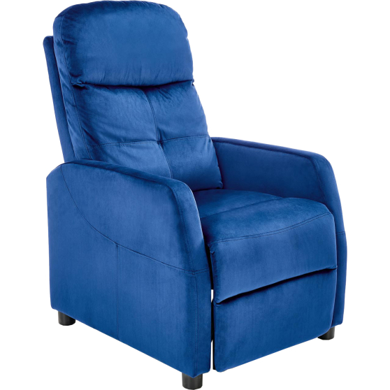 Rozkładany fotel wypoczynkowy FELIPE 2 granatowy Podstawowe