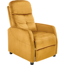 Rozkładany fotel wypoczynkowy FELIPE 2 musztardowy Podstawowe