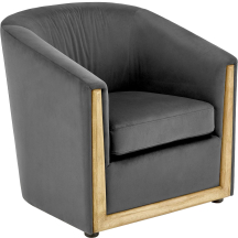 Fotel wypoczynkowy ENRICO Popiel Podstawowe