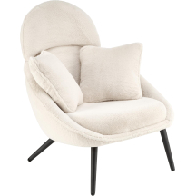 Fotel wypoczynkowy MERRY Krem Podstawowe