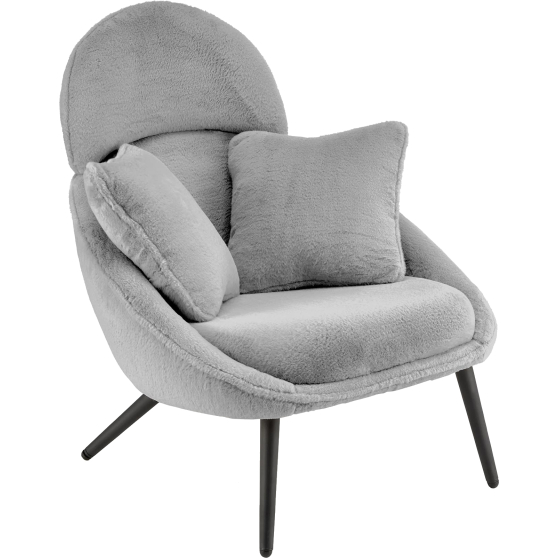 Fotel wypoczynkowy MERRY Popiel Podstawowe