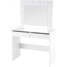 HOLLYWOOD Halmar Toaletka z lustrem i oświetleniem Podstawowe