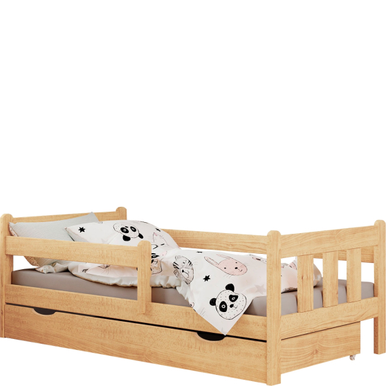 Łóżko dziecięce MARINELLA z szufladą Sosna Podstawowe
