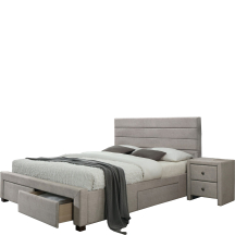 KAYLEON 160 Halmar Łóżko tapicerowane Podstawowe