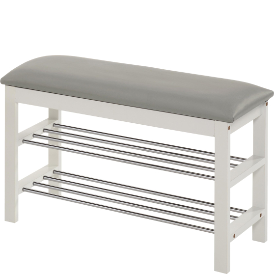 Stojak na buty ST-11 Biały / Popiel Podstawowe