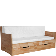 Łóżko rozkładane bukowe DUO C Podstawowe