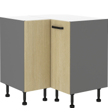 Szafka kuchenna stojąca narożna 2 drzwi 90 x 90 ND 2F SCANDI Podstawowe