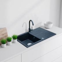 Zlewozmywak HOBART 78x50 z baterią Flex Podstawowe