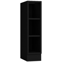 Szafka dolna stojąca otwarta z półkami DO20 Czarny Groszek do Classic Line Podstawowe