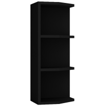 Szafka górna wisząca narożna z półkami WPO Czarny Groszek do Classic Line Podstawowe