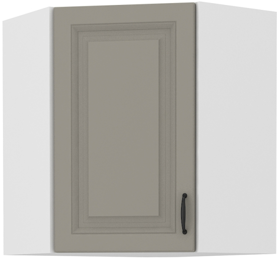 Szafka górna wisząca narożna 1 drzwi 60 x 60 GN-72 1F 45 STILO CLAY GREY Podstawowe (1)
