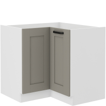 Szafka kuchenna stojąca narożna 2 drzwi 90 x 90 ND 2F LUNA CLAY GREY Podstawowe (1)