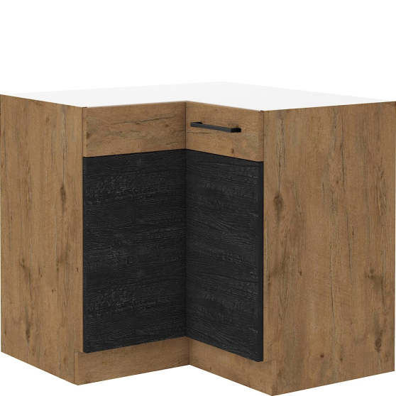 Szafka kuchenna stojąca narożna 2 drzwi 90 x 90 ND 2F VIGO DARK Podstawowe