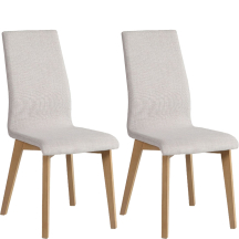 Krzesło MYRTOS KR0134-B99-BG91 2szt Podstawowe