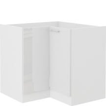 Szafka kuchenna stojąca narożna 2 drzwi 90 x 90 ND 2F LARA BIAŁY POŁYSK Podstawowe