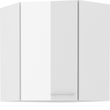 Szafka górna wisząca narożna 1 drzwi 60 x 60 GN-72 1F 45 LARA BIAŁY POŁYSK Podstawowe