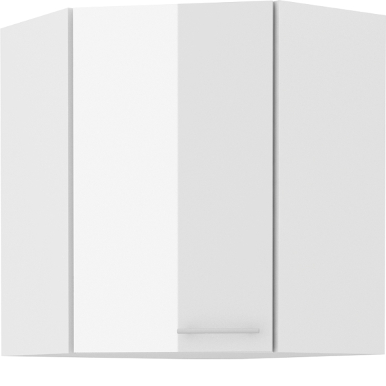 Szafka górna wisząca narożna 1 drzwi 60 x 60 GN-72 1F 45 LARA BIAŁY POŁYSK Podstawowe