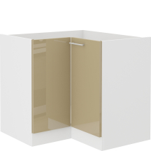 Szafka kuchenna stojąca narożna 2 drzwi 90 x 90 ND 2F LARA CAPPUCINO POŁYSK Podstawowe