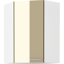 Szafka górna wisząca narożna 1 drzwi 60 x 60 GN-90 1F 45 LARA CAPPUCINO POŁYSK Podstawowe