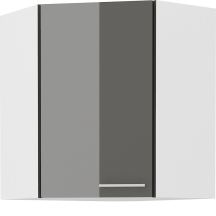 Szafka górna wisząca narożna 1 drzwi 60 x 60 GN-72 1F 45 LARA GRAFIT POŁYSK Podstawowe