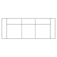 Sofa z funkcją spania 3F BOSTON Podstawowe