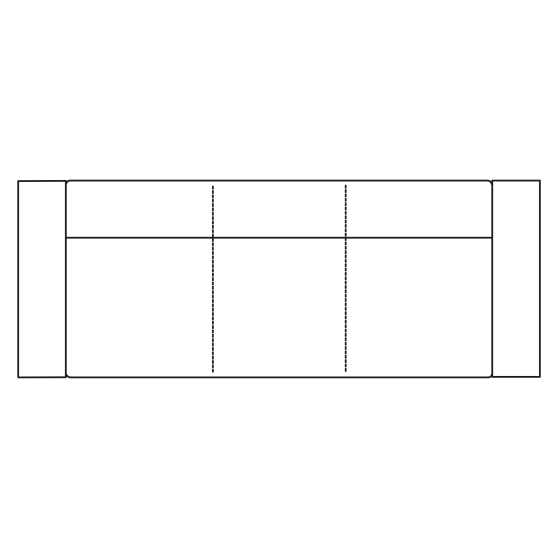 Sofa z funkcją spania 3F BOSTON Podstawowe