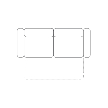 Sofa z funkcją spania 2,5 F EXELLENCE Podstawowe