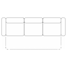 Sofa 3F GARRET Podstawowe