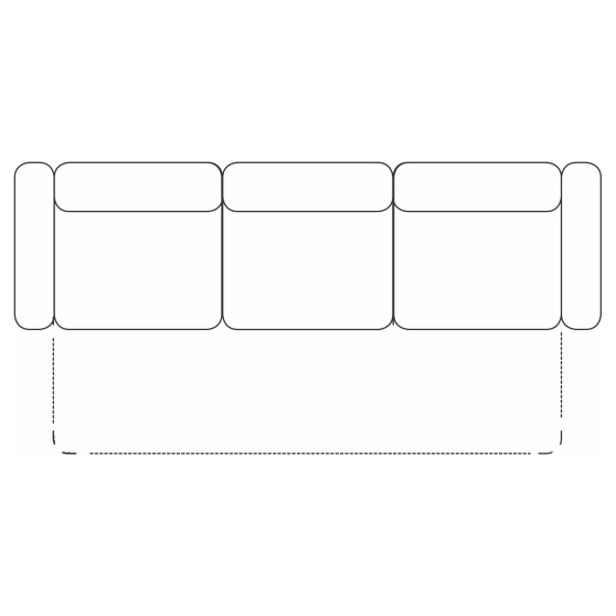 Sofa 3F GARRET Podstawowe
