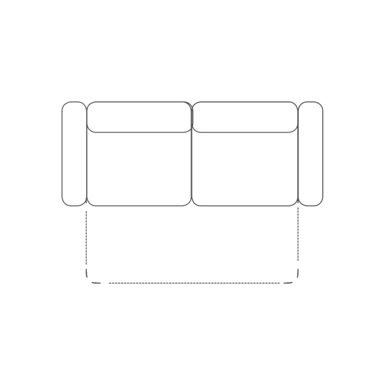 Sofa z funkcją spania 2,5F GENESIS Podstawowe