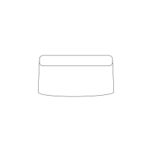 Sofa z niskim oparciem bez boków 2 BB PEARL Podstawowe