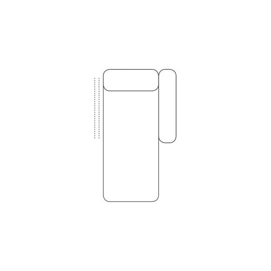 Longchair z pojemnikiem Prawy LRBOX SCANDIC Podstawowe
