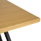 Stół drewniany dębowy 140x90x77 ST202 Detal (2)