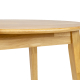 Stół drewniany dębowy 90x75 ST362 Detal (2)