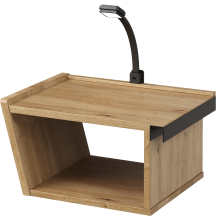 Szafka nocna wisząca z lampką Lewa Podstawowe